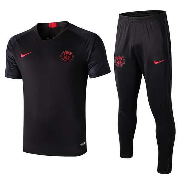 Entrenamiento Paris Saint Germain Conjunto Completo 2019/20 Negro Rojo